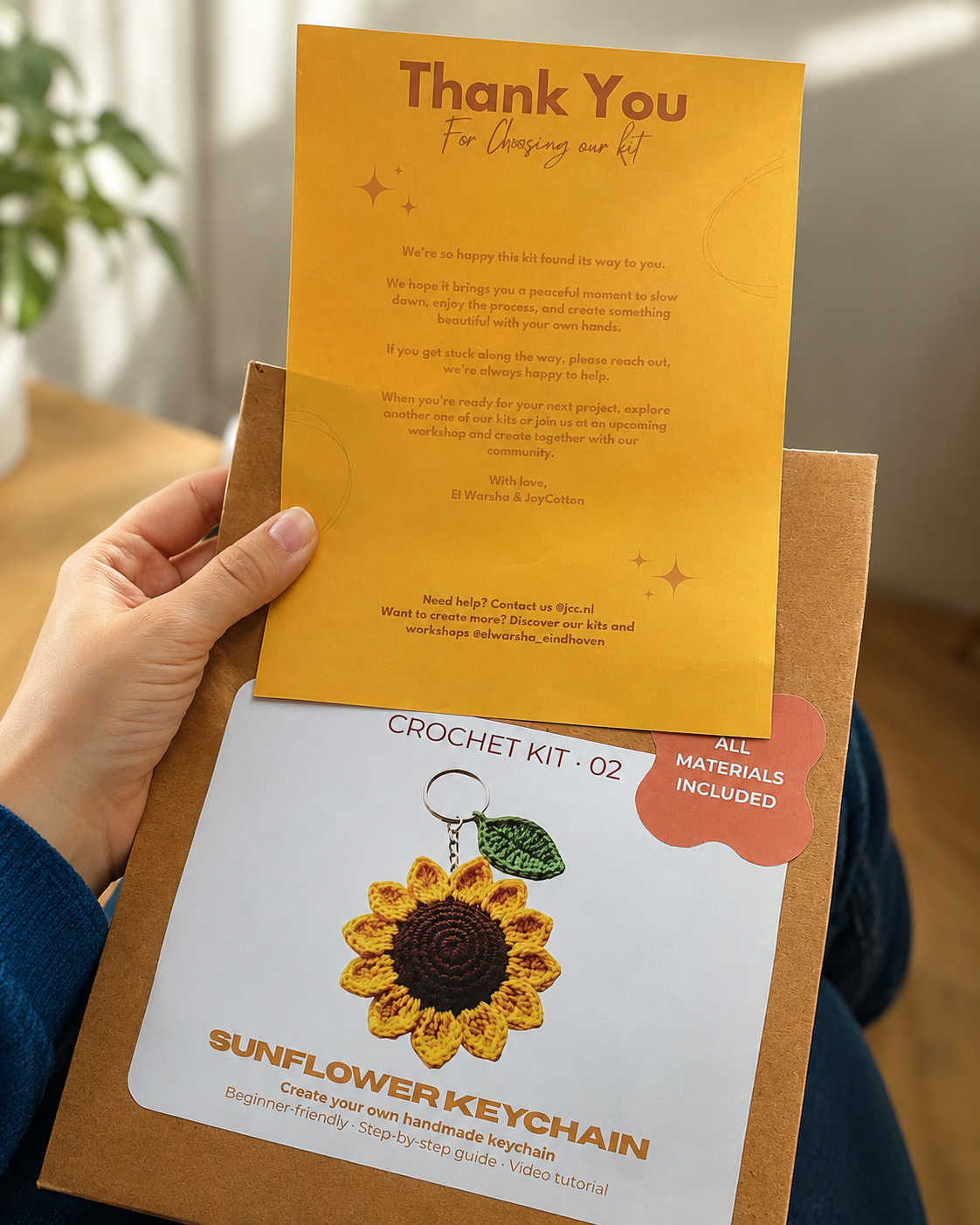 Sunflower Crochet Kit