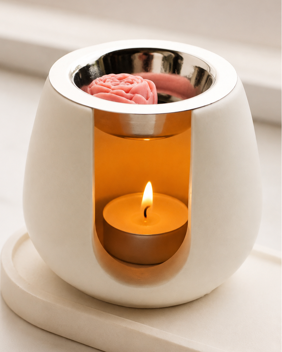 Handmade Jesmonite Wax Burner