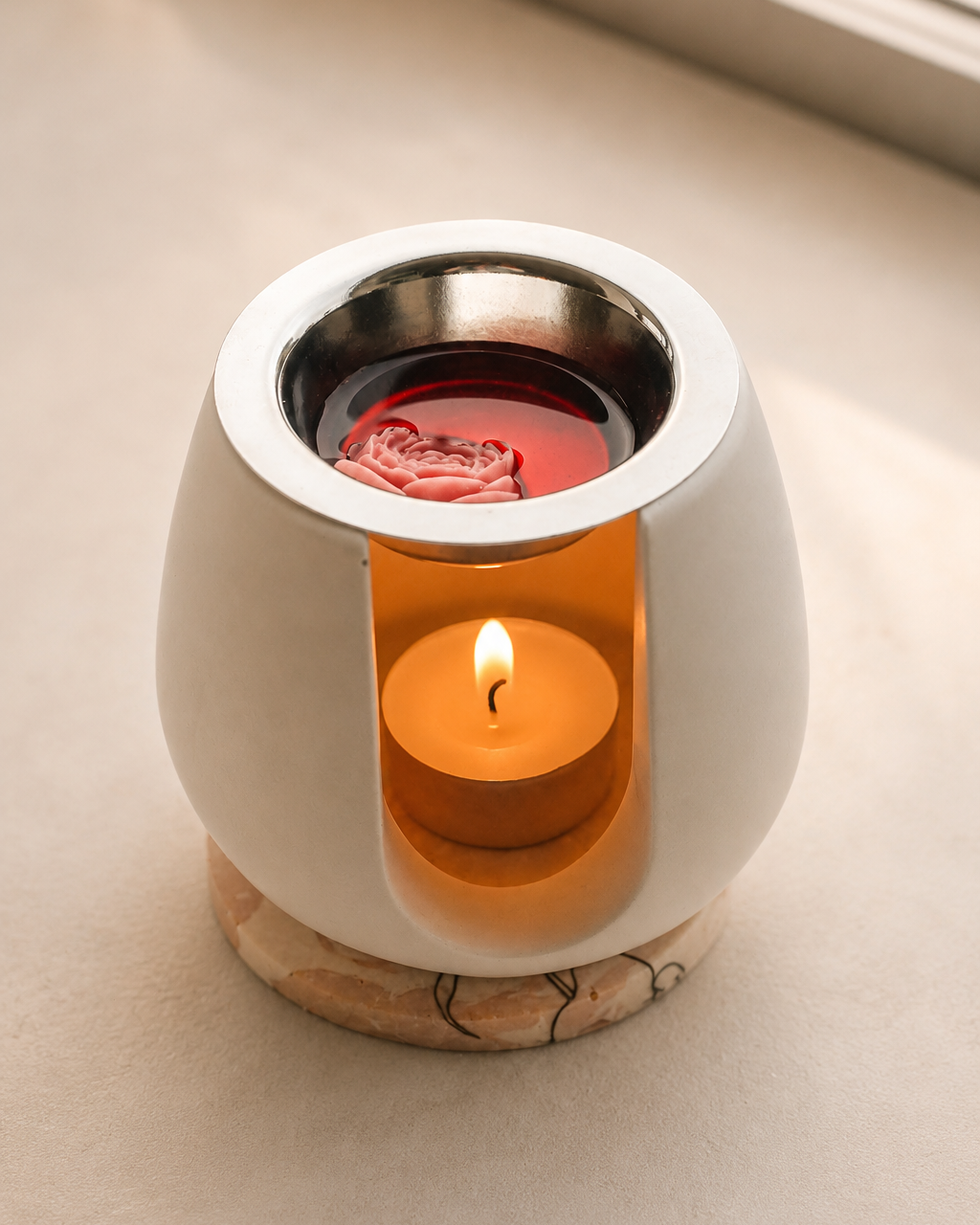 Handmade Jesmonite Wax Burner
