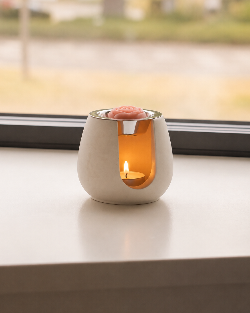 Handmade Jesmonite Wax Burner