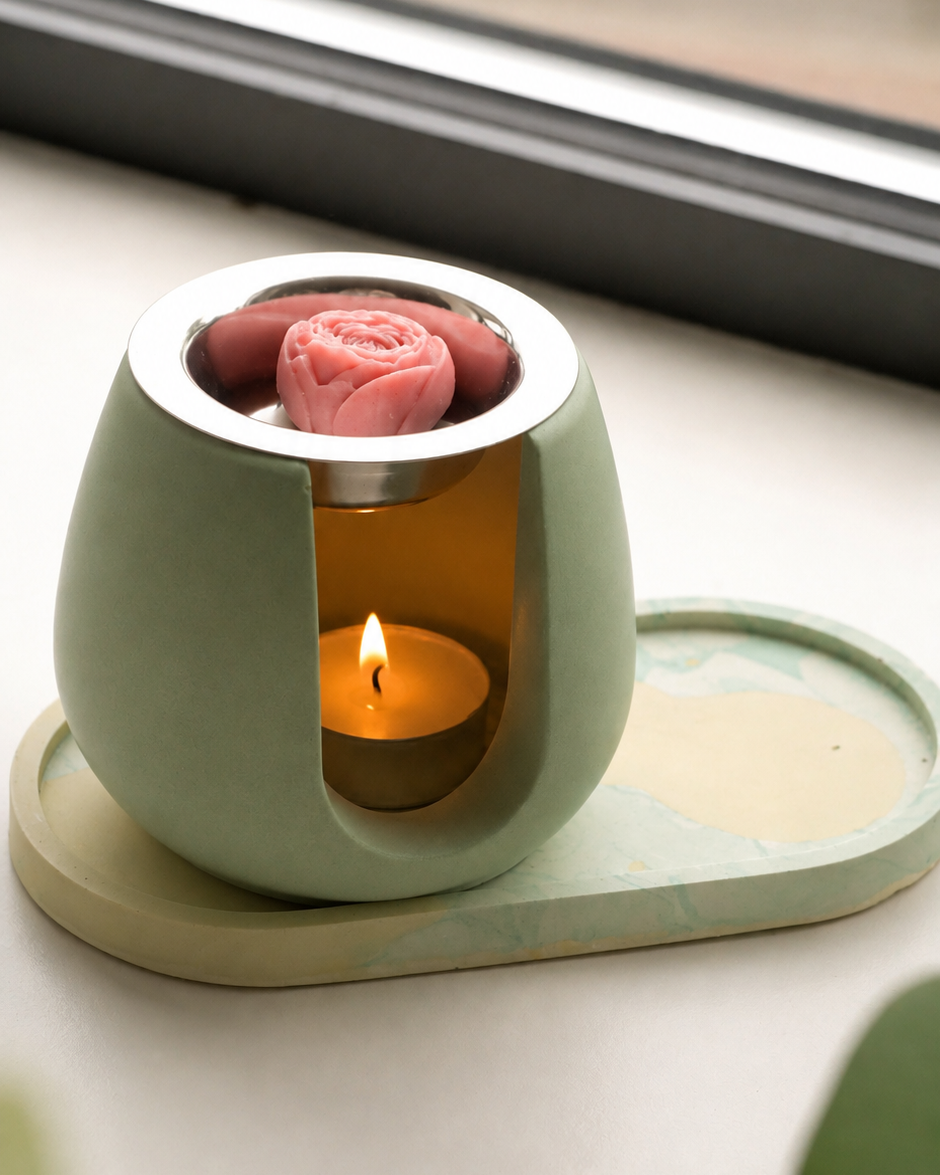 Handmade Jesmonite Wax Burner